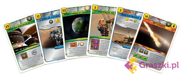 Terraformacja Marsa cards Terraformacja Marsa cards
