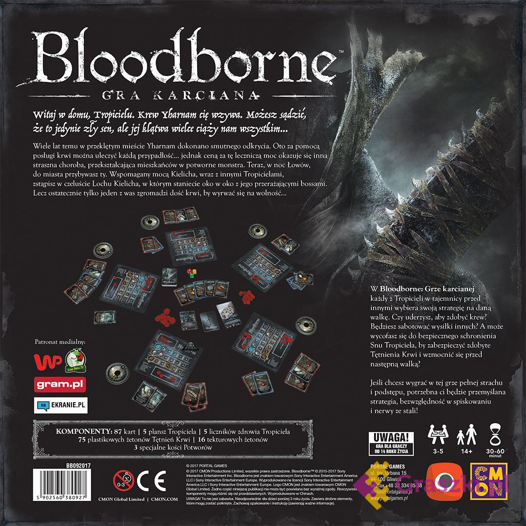 Bloodborne: Gra Karciana pudełko