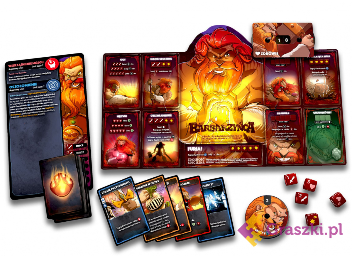Dice Throne: Starcie 1 - Barbarzyńca vs Księżycowa Elfka 2 Dice Throne: Starcie 1 - Barbarzyńca vs Księżycowa Elfka 2