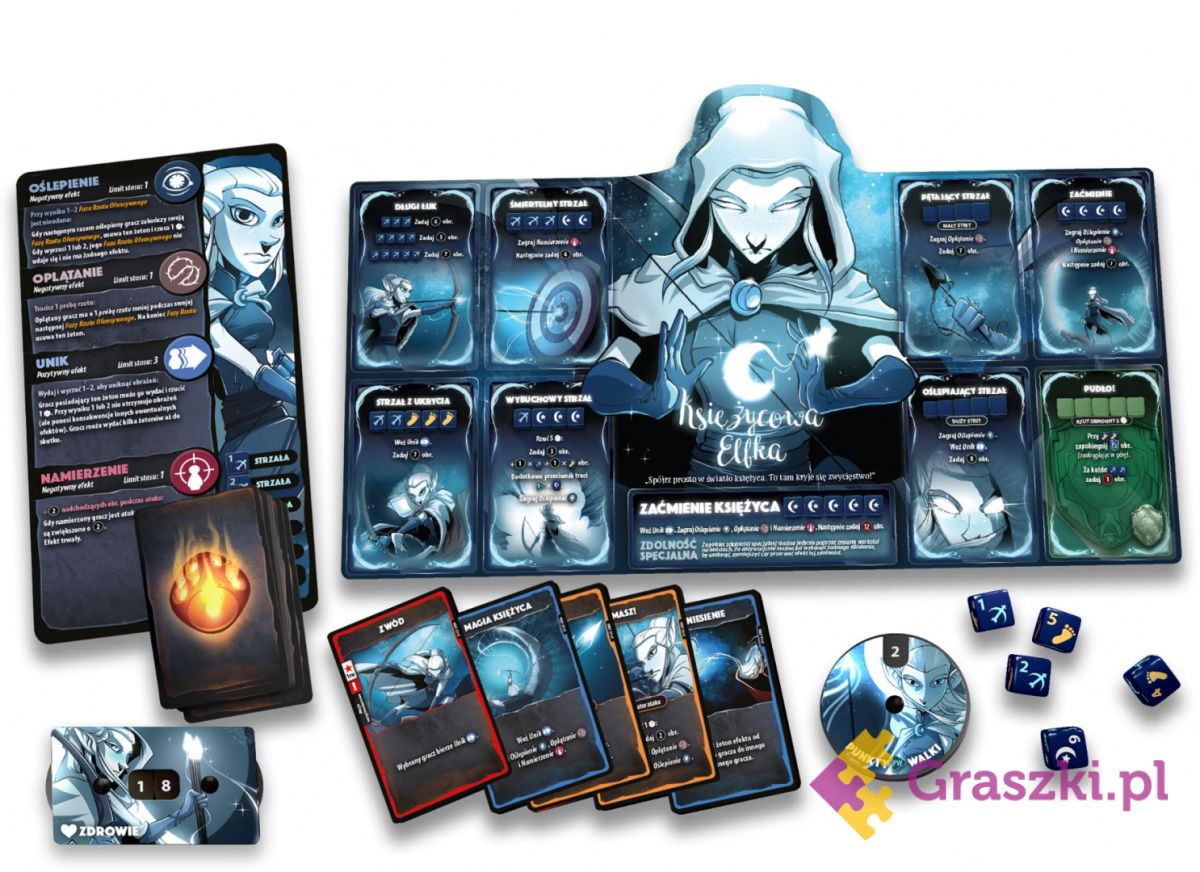 Dice Throne: Starcie 1 - Barbarzyńca vs Księżycowa Elfka 3 Dice Throne: Starcie 1 - Barbarzyńca vs Księżycowa Elfka 3