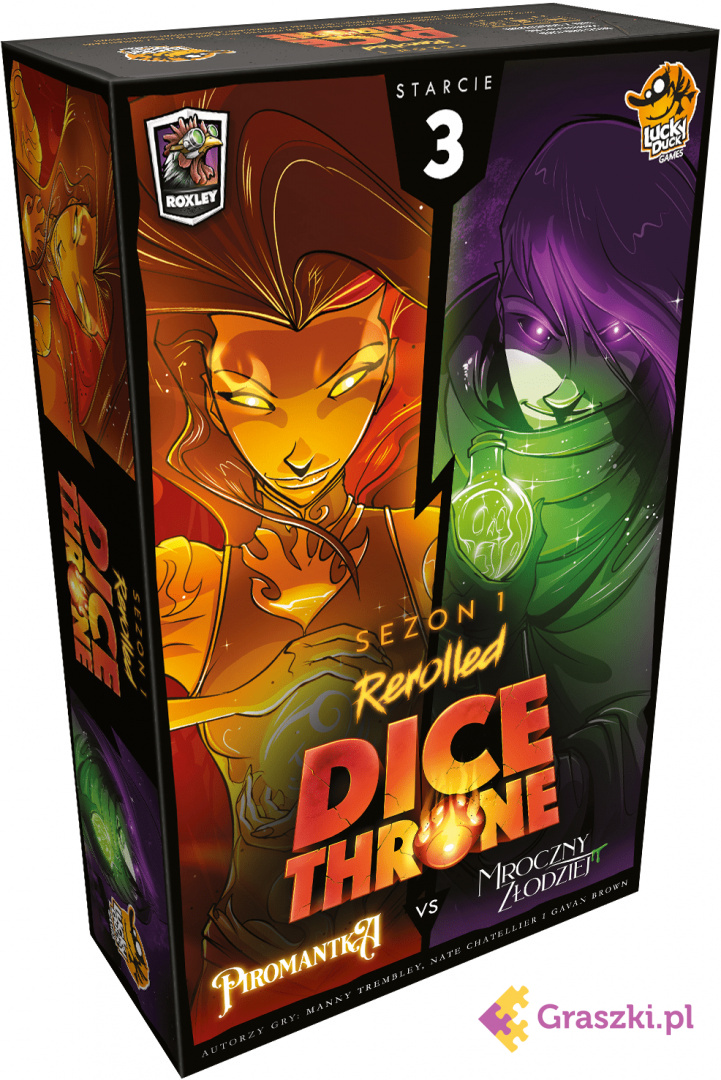 Dice Throne: Starcie 3 - Piromantka vs Mroczny Złodziej Dice Throne: Starcie 3 - Piromantka vs Mroczny Złodziej