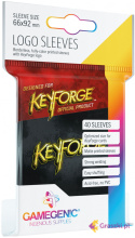 Gamegenic: KeyForge - Logo Sleeves Black