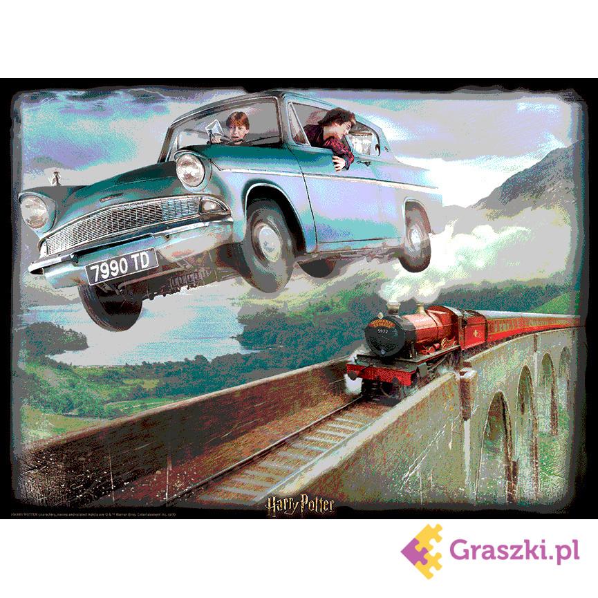 Harry Potter: Magiczne puzzle - Ford Anglia (500 elementów) 2 Harry Potter: Magiczne puzzle - Ford Anglia (500 elementów) 2