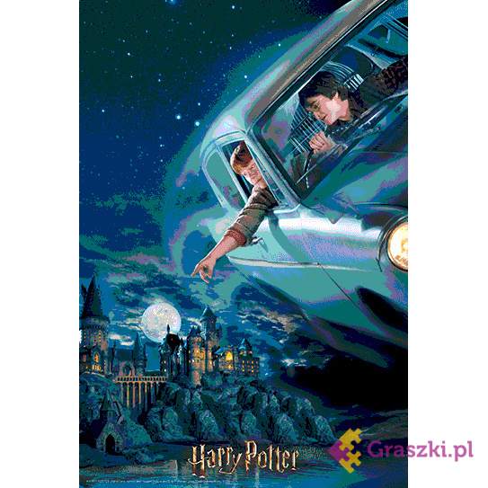 Harry Potter: Magiczne puzzle - Ford Anglia nad Hogwartem (300 elementów) 2 Harry Potter: Magiczne puzzle - Ford Anglia nad Hogwartem (300 elementów) 2
