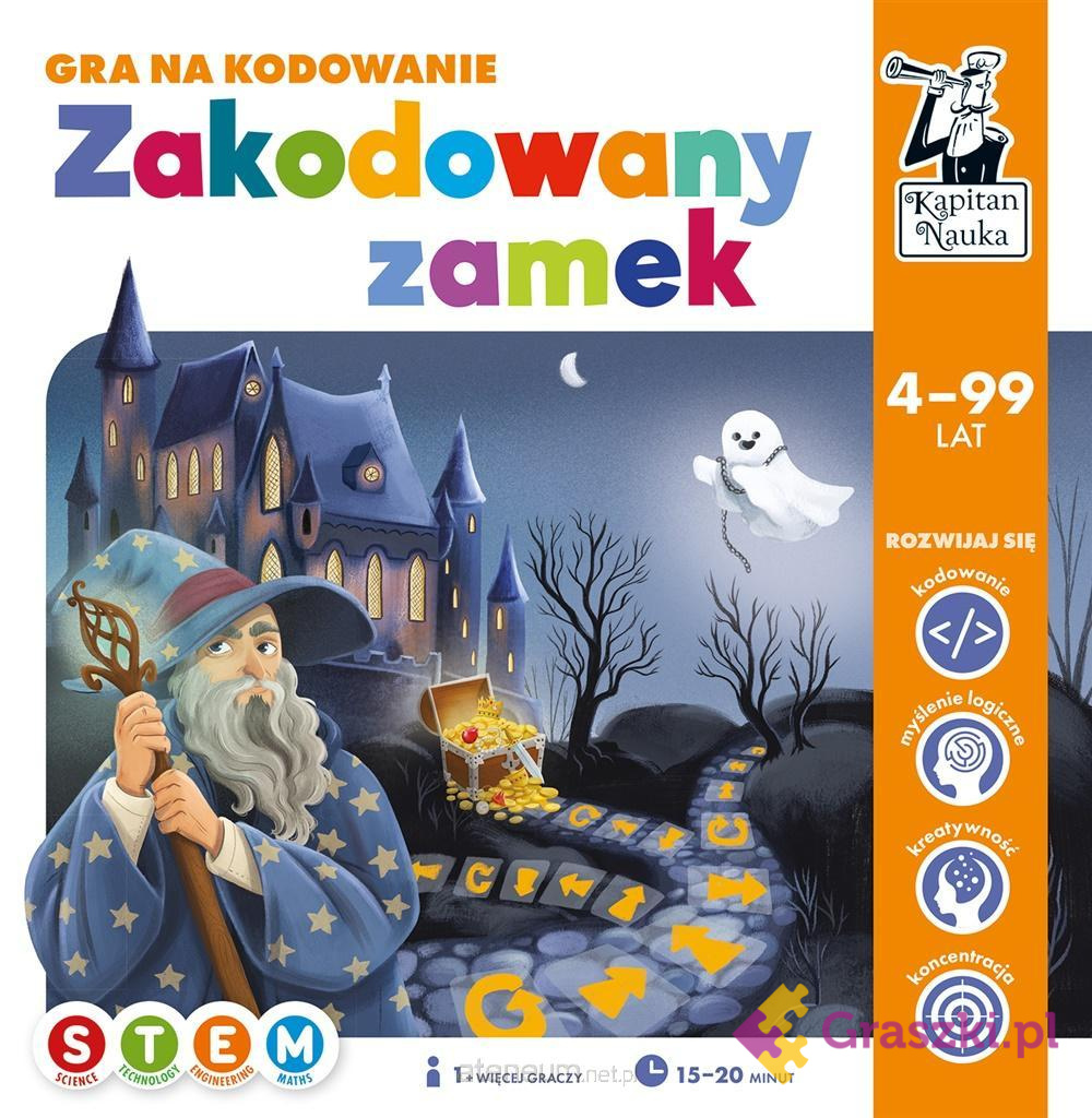 Kapitan Nauka. Zakodowany zamek. Gra na kodowanie Kapitan Nauka. Zakodowany zamek. Gra na kodowanie