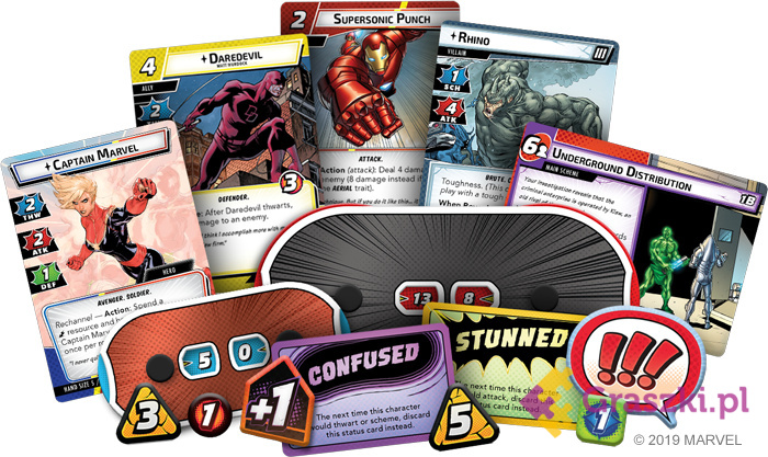 Marvel Champions: The Card Game elementy Marvel Champions: The Card Game elementy