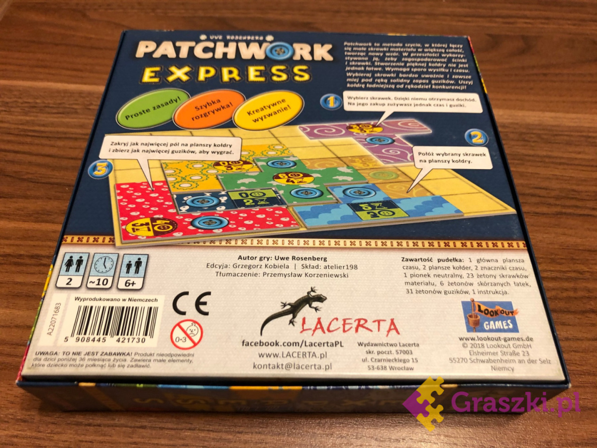 Patchwork express pudełko Patchwork express pudełko