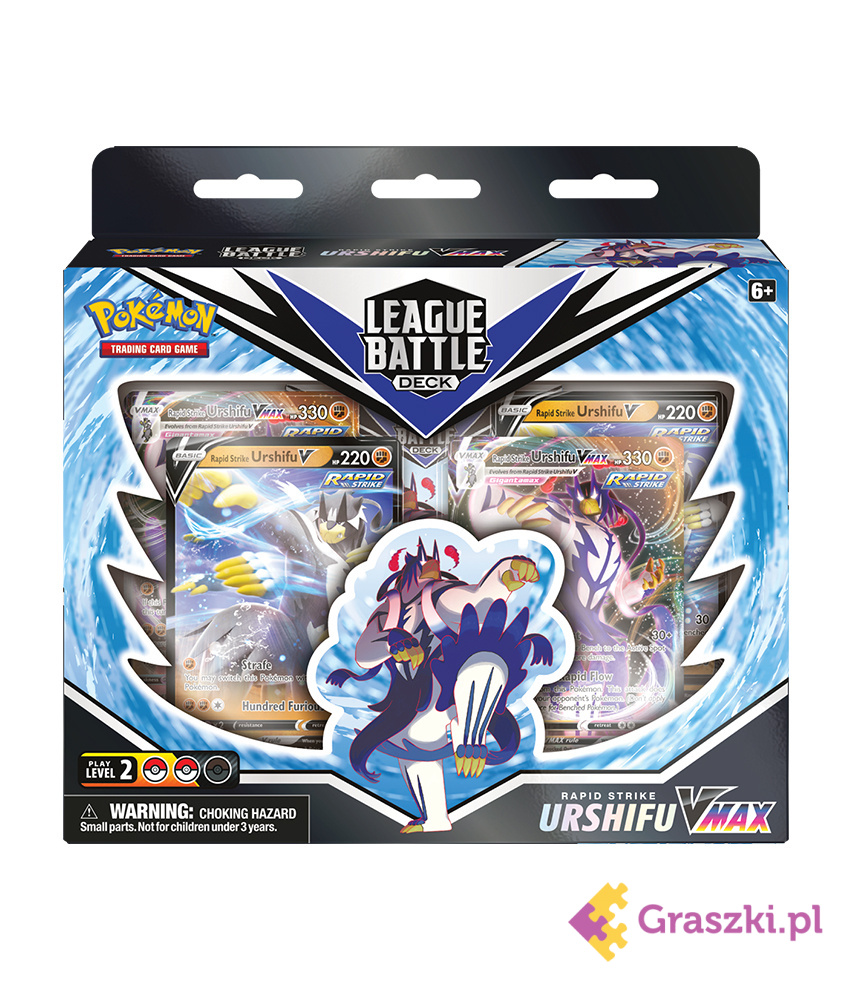 Pokemon TCG: V Max Urshifu League Battle Deck (Rapid Strike) skos Pokemon TCG: V Max Urshifu League Battle Deck (Rapid Strike) skos