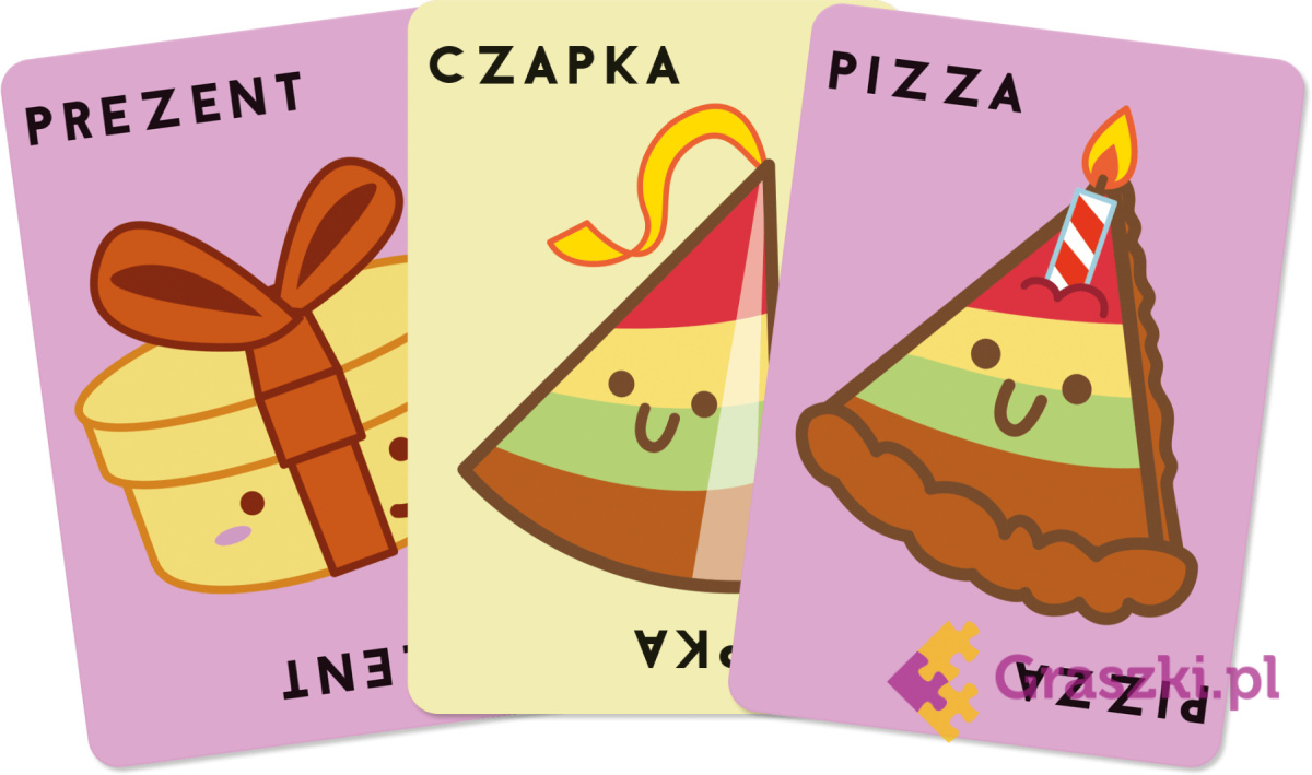 Buła, Pizza, Czapka, Prezent, Tort karty 3