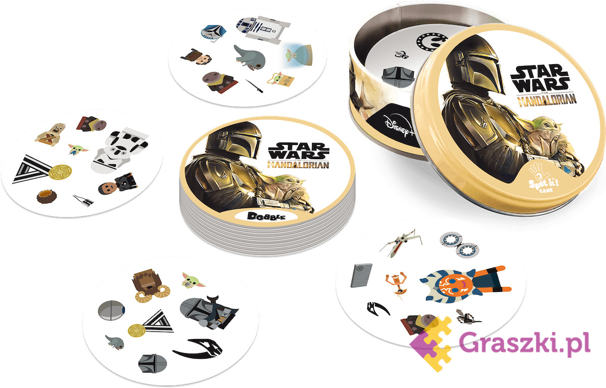 Dobble Star Wars: Mandalorian elementy Dobble Star Wars: Mandalorian elementy