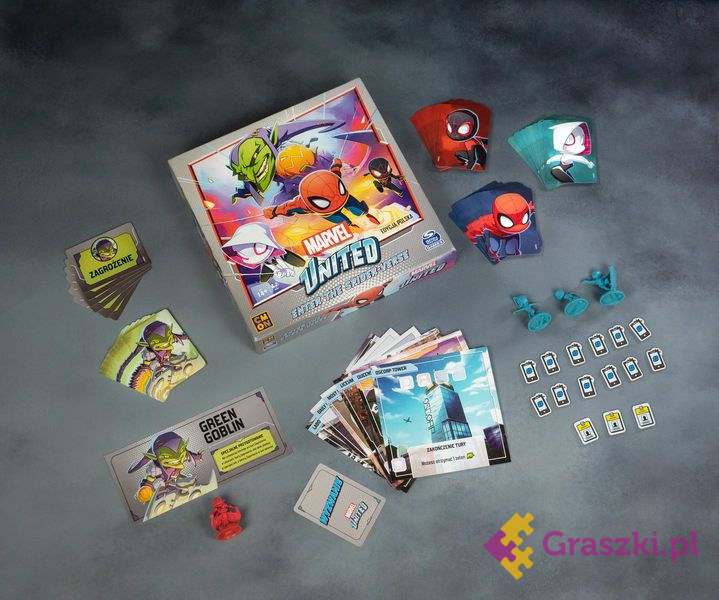 Marvel United: Enter the Spider-Verse zawartość Marvel United: Enter the Spider-Verse zawartość