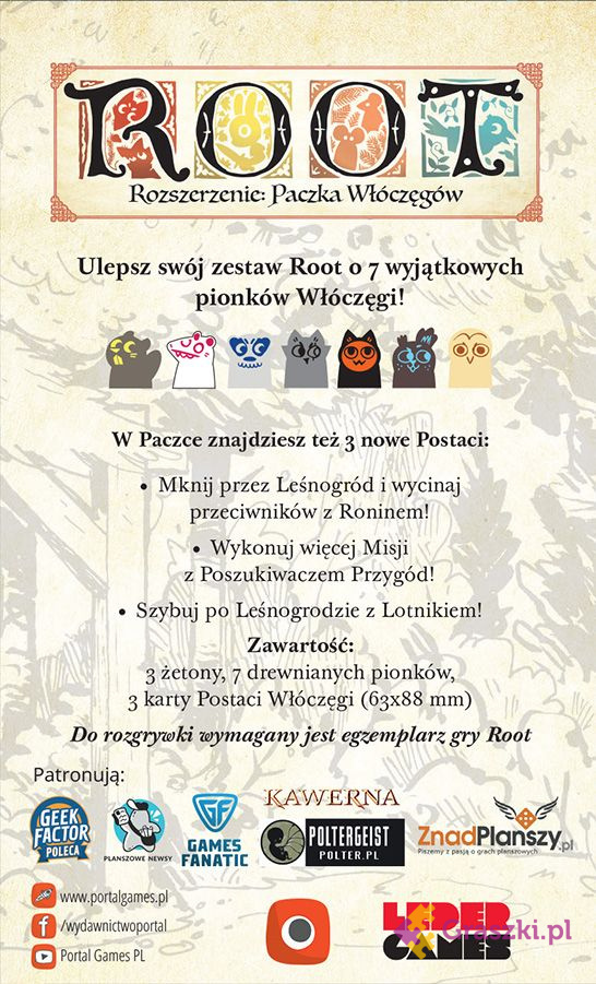 ROOT: Paczka Włóczęgów tył ROOT: Paczka Włóczęgów tył