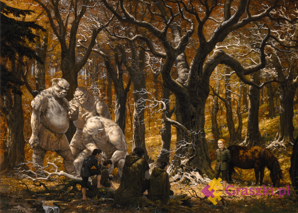 Puzzle Władca Pierścieni: Pieśń wśród Trollowych Wzgórz (1000 elementów) obrazek Puzzle Władca Pierścieni: Pieśń wśród Trollowych Wzgórz (1000 elementów) obrazek