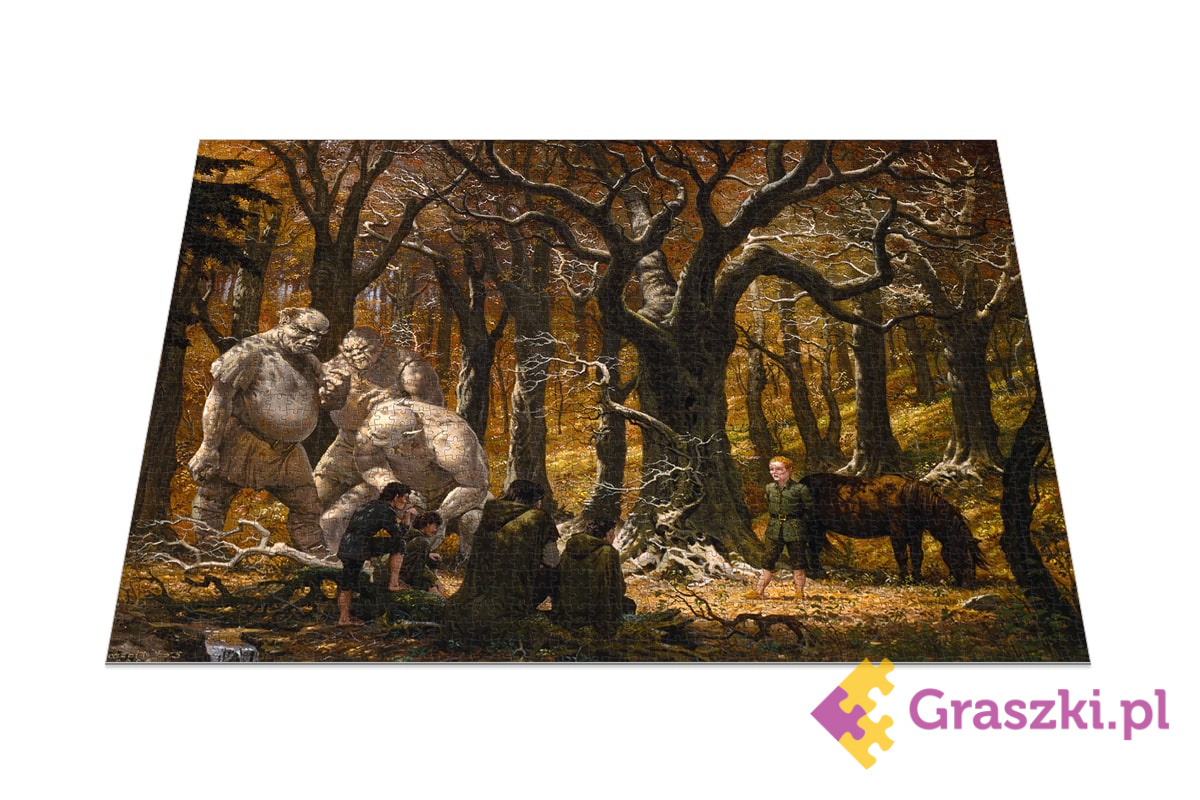 Puzzle Władca Pierścieni: Pieśń wśród Trollowych Wzgórz (1000 elementów) efekt Puzzle Władca Pierścieni: Pieśń wśród Trollowych Wzgórz (1000 elementów) efekt