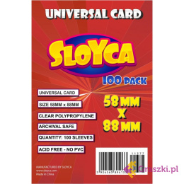 SLOYCA Koszulki Universal Card (58x88mm) 100 szt