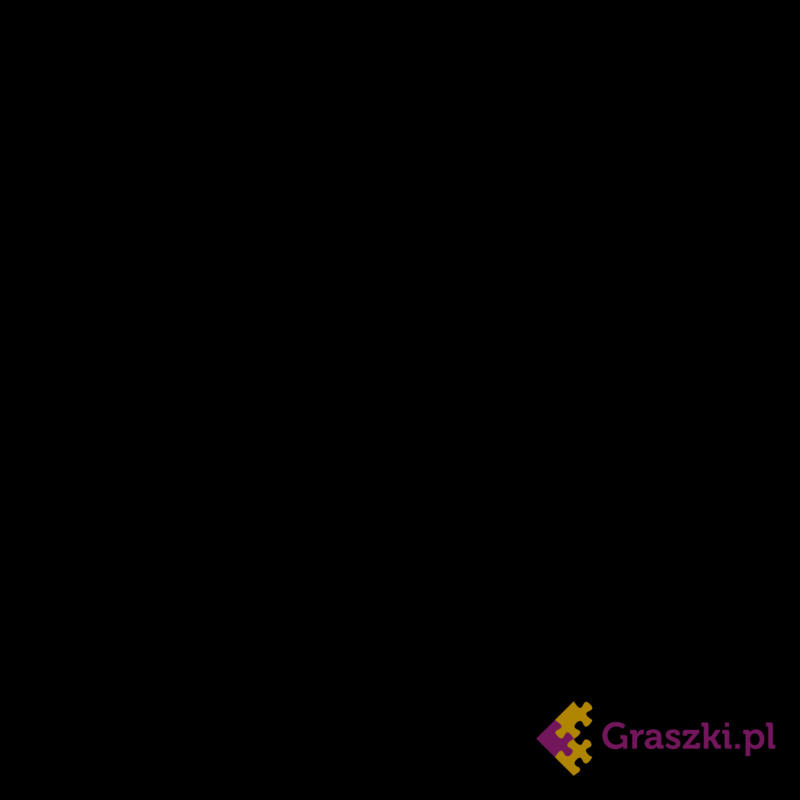 Tacka na kości - Czarny wzór Tacka na kości - Czarny wzór