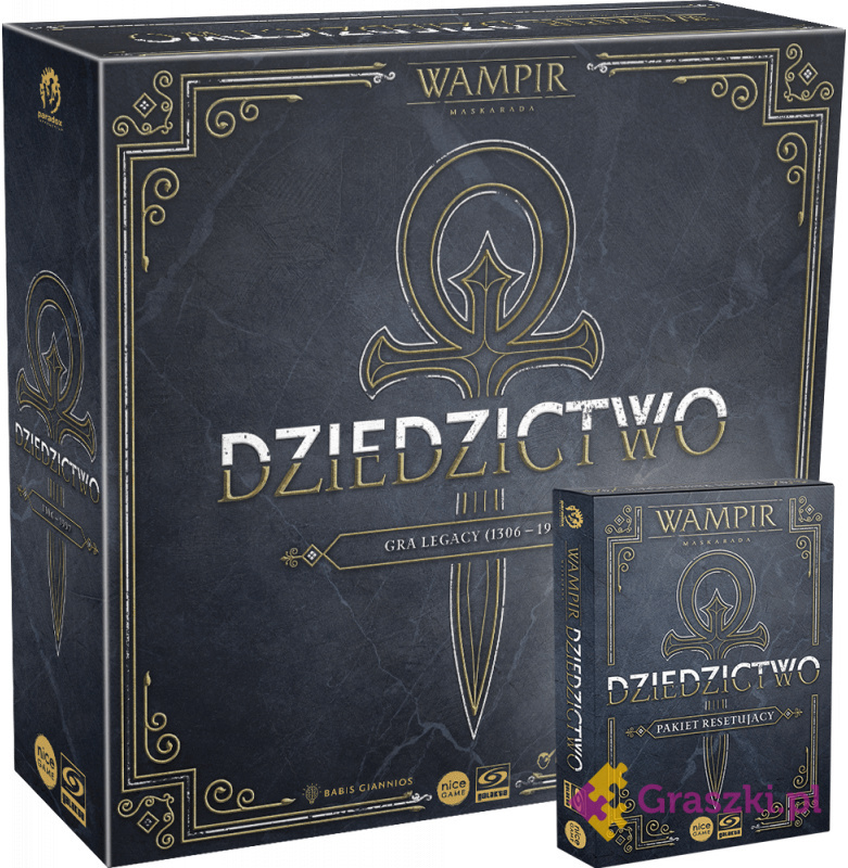 Wampir: Maskarada - Dziedzictwo (+ pakier resetujący) Wampir: Maskarada - Dziedzictwo (+ pakier resetujący)