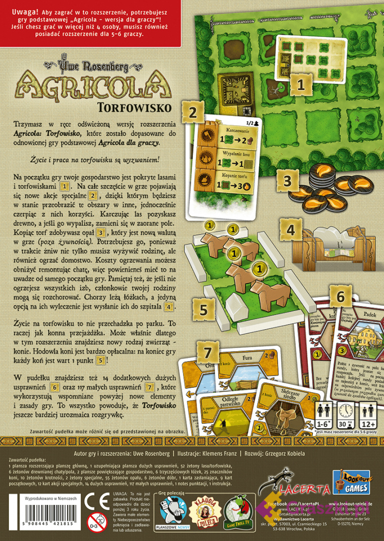 Agricola: Torfowisko instrukcja Agricola: Torfowisko instrukcja