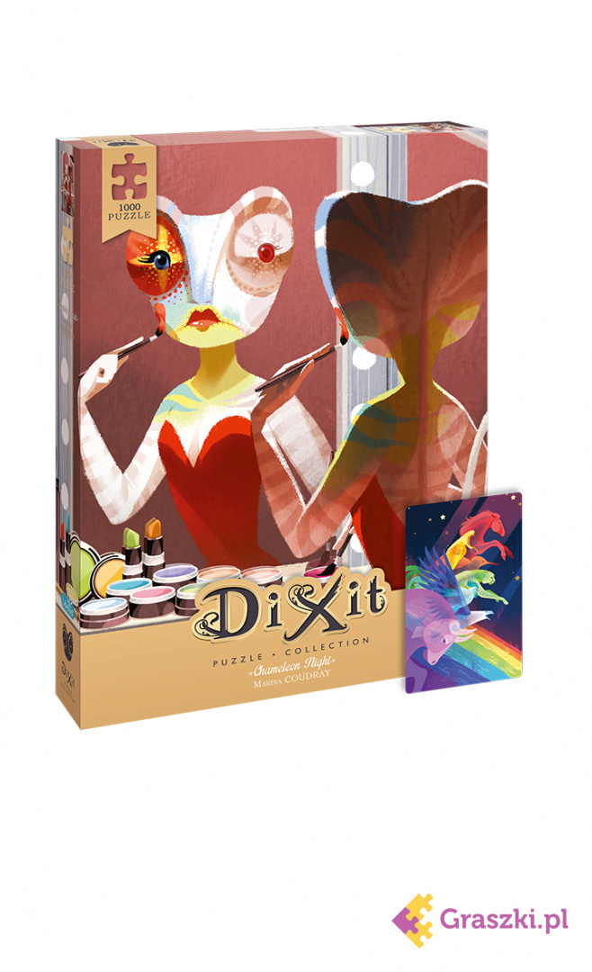 Dixit: Puzzle - Chameleon Night (1000 elementów) pudełko Dixit: Puzzle - Chameleon Night (1000 elementów) pudełko