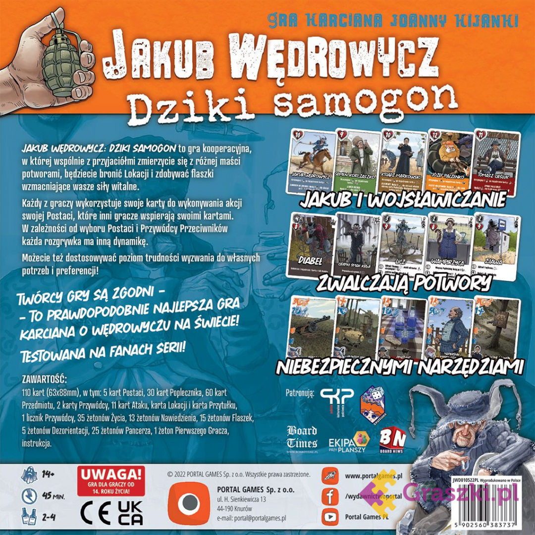 Jakub Wędrowycz: Dziki Samogon tył Jakub Wędrowycz: Dziki Samogon tył