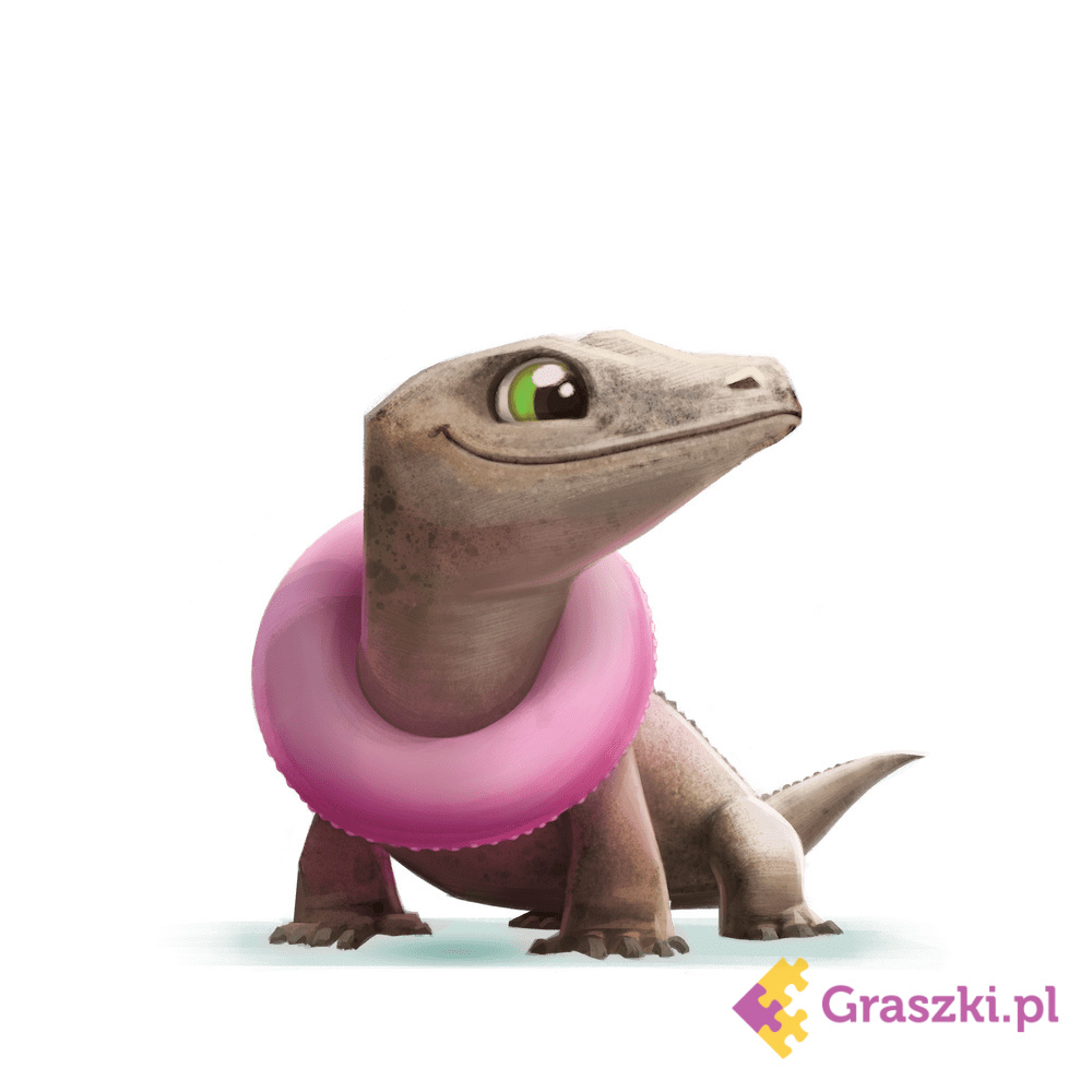 Żółwik Plusk! jaszczurka Żółwik Plusk! jaszczurka