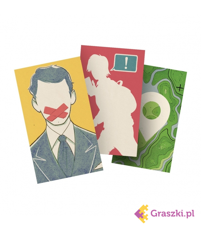 Zaginięcie Alice: Cicha gra fabularna karty Zaginięcie Alice: Cicha gra fabularna karty