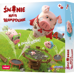 Świnie na trampolinie gra planszowa