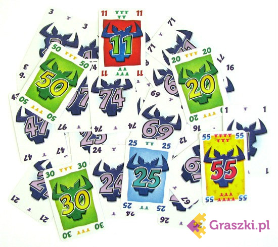 6 bierze różne karty 6 bierze różne karty