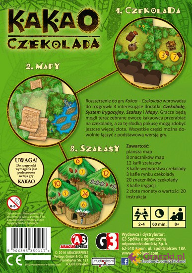 Kakao - rozszerzenie Czekolada tył Kakao - rozszerzenie Czekolada tył