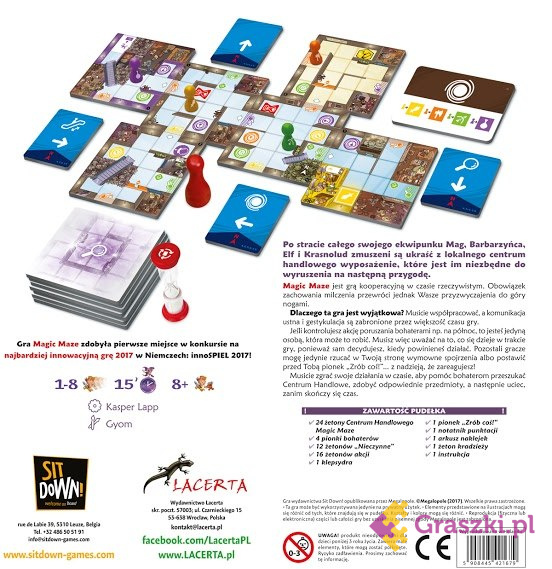 Magic Maze - Weź i czmychaj tył Magic Maze - Weź i czmychaj tył