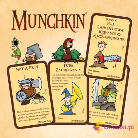 Munchkin - Edycja Podstawowa opis Munchkin - Edycja Podstawowa opis