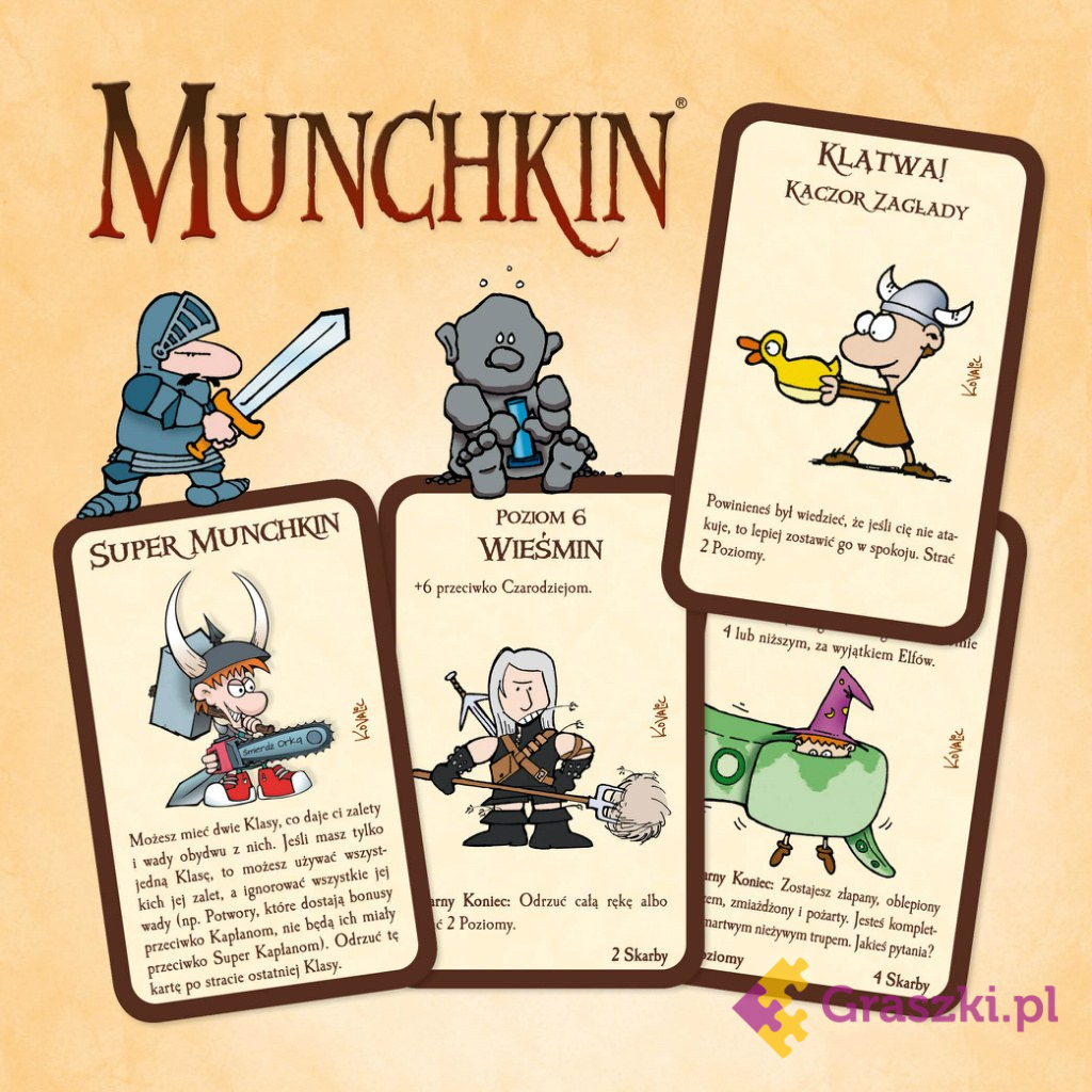 Munchkin - Edycja Podstawowa instrukcja