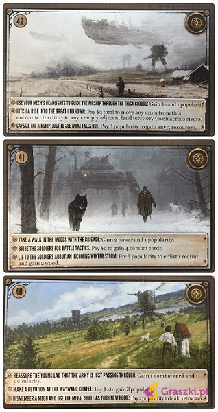 Scythe - NOWE karty spotkań PL (37-42) Scythe - NOWE karty spotkań PL (37-42)