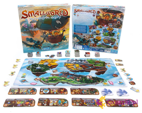 Small World: Podniebne Wyspy zawartość Small World: Podniebne Wyspy zawartość