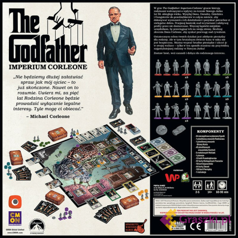 The Godfather: Imperium Corleone tył The Godfather: Imperium Corleone tył