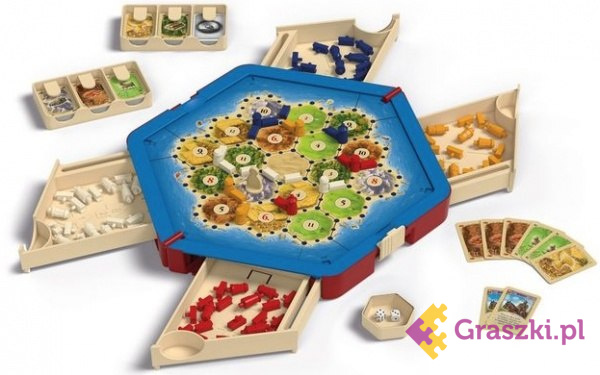 Catan wersja podróżna rozłożona Catan wersja podróżna rozłożona