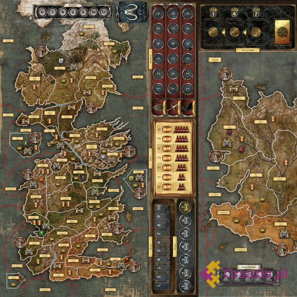 Gra o Tron: Matka Smoków plansza Gra o Tron: Matka Smoków plansza