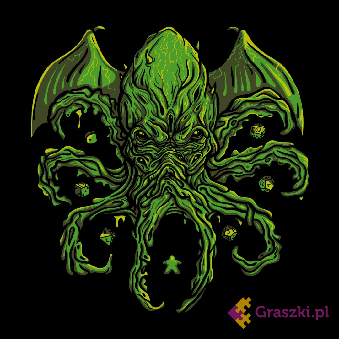 Koszulka “Cthulhu” dla niej czarna Koszulka “Cthulhu” dla niej czarna