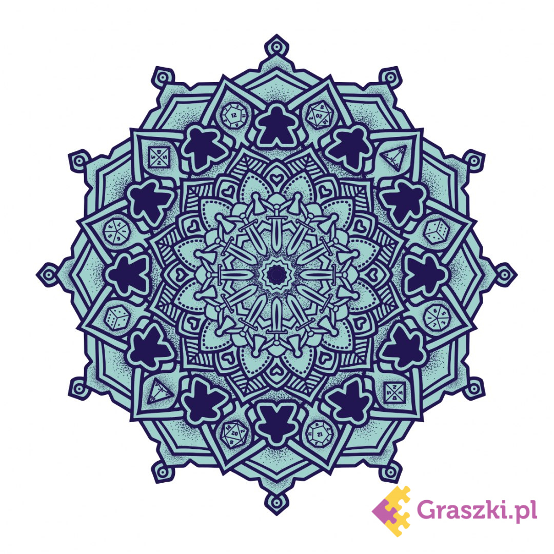 Koszulka “MANDALA” dla niej granatowa Koszulka “MANDALA” dla niej granatowa