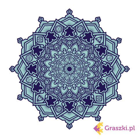 Koszulka “MANDALA” dla niej granatowa Koszulka “MANDALA” dla niej granatowa