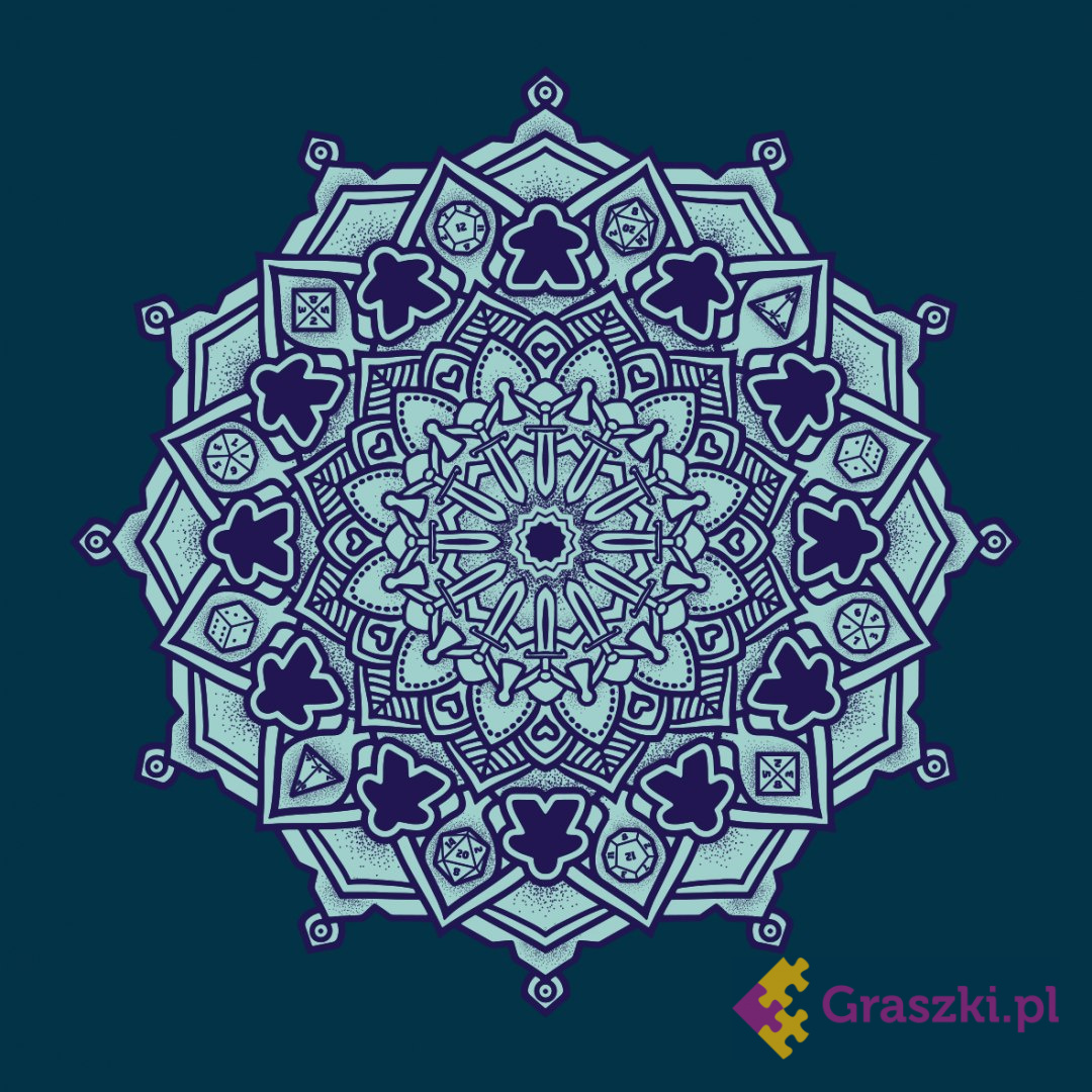 Koszulka “MANDALA” dla niej granatowa Koszulka “MANDALA” dla niej granatowa