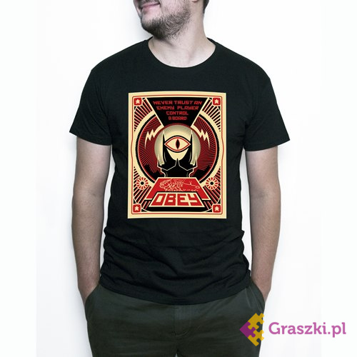 Koszulka “Obey” dla niego czarna Koszulka “Obey” dla niego czarna