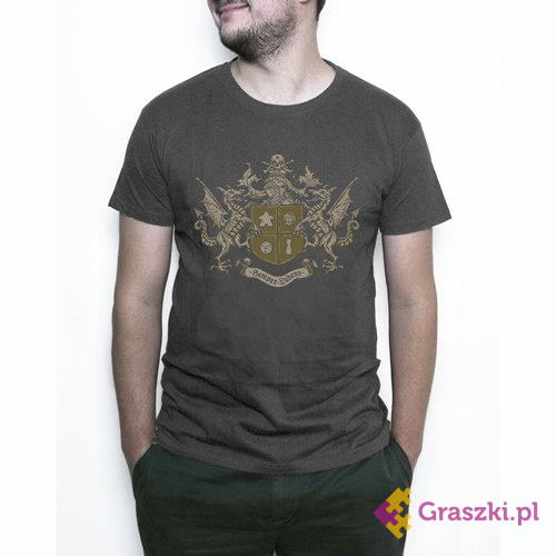 Koszulka “Semper Ludens” dla niego szara Koszulka “Semper Ludens” dla niego szara