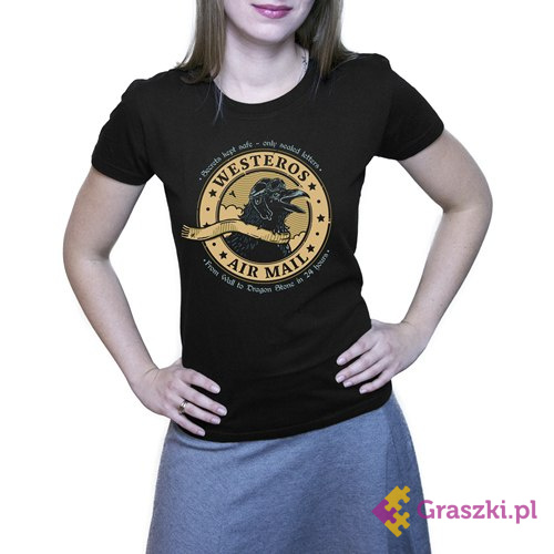 Koszulka “Westeros” dla niej czarna Koszulka “Westeros” dla niej czarna