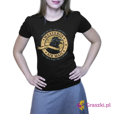 Koszulka “Westeros” dla niej czarna Koszulka “Westeros” dla niej czarna