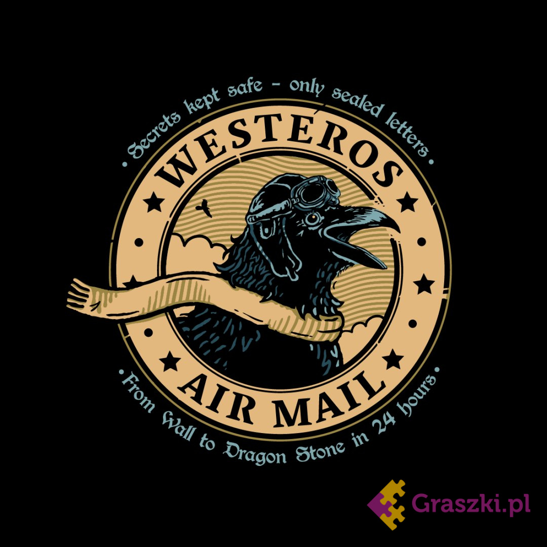 Koszulka “Westeros” dla niej czarna Koszulka “Westeros” dla niej czarna