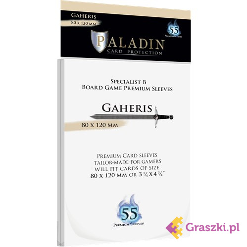 Koszulki na karty Gaheris Premium (80x120), 55 sztuk opakowanie Koszulki na karty Gaheris Premium (80x120), 55 sztuk opakowanie