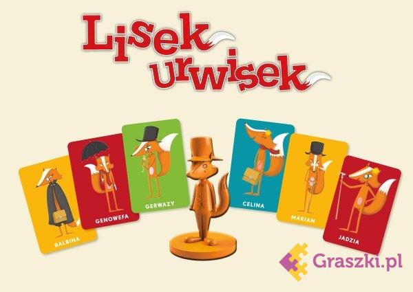 Lisek urwisek elementy Lisek urwisek elementy