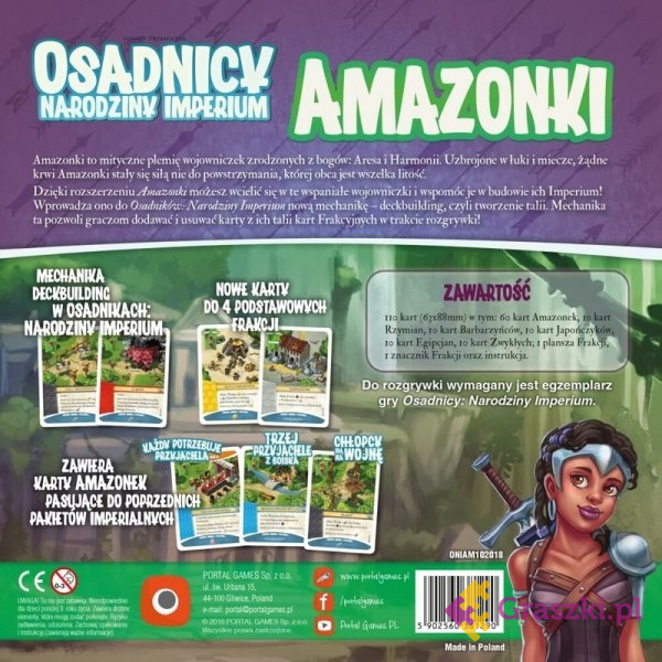 Osadnicy: Narodziny Imperium - Amazonki tył Osadnicy: Narodziny Imperium - Amazonki tył