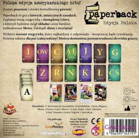Paperback tył Paperback tył
